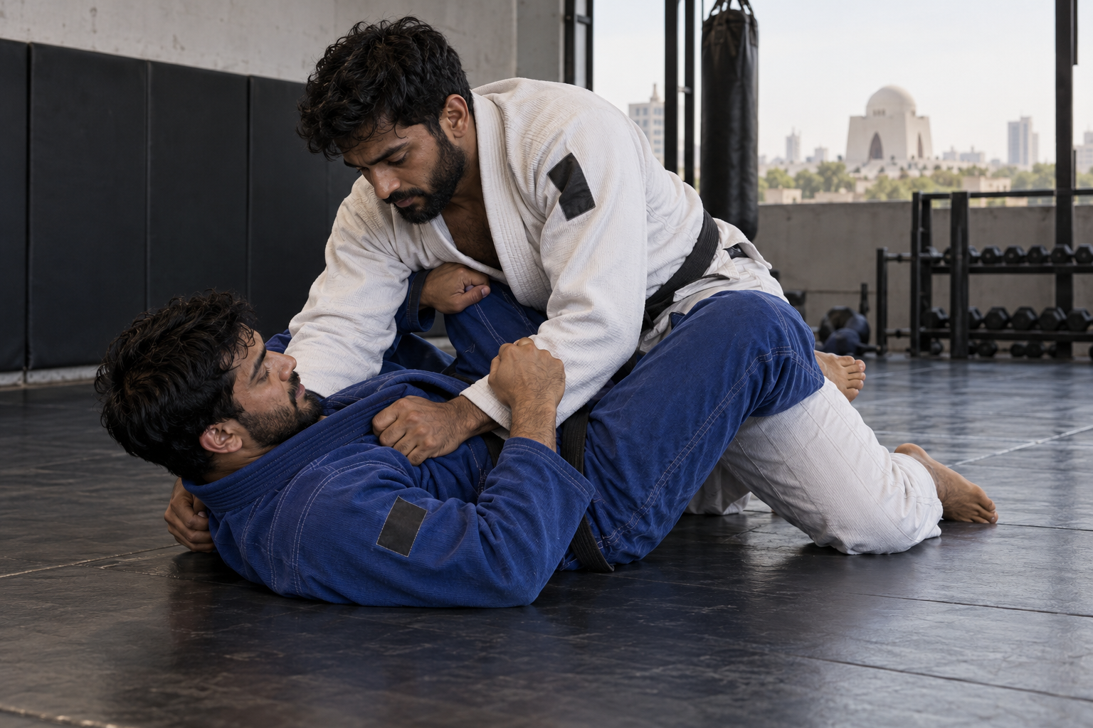 Jujutsu training