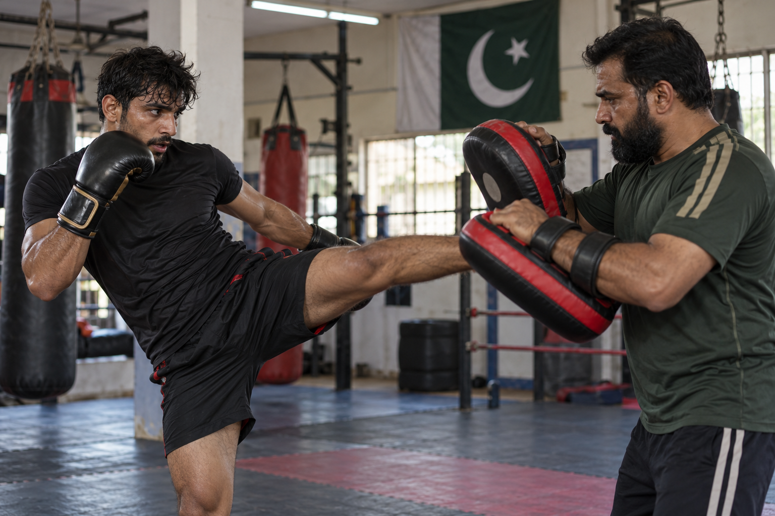 Muay Thai training